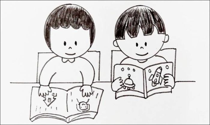 Vẽ tranh tặng chị với phong cách trắng đen