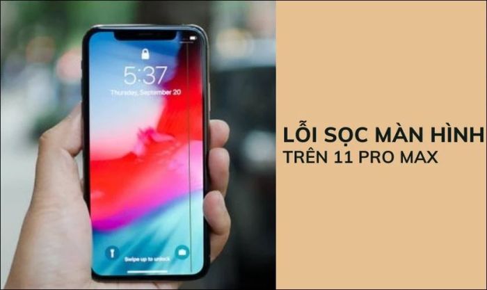 Cách phát hiện lỗi sọc màn hình trên iPhone 11 Pro Max cũ