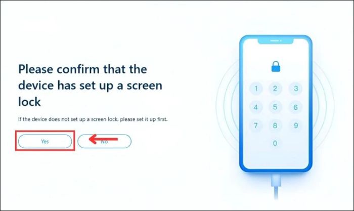 Nhấn chọn Yes để tải xuống chương trình xóa dữ liệu iPhone