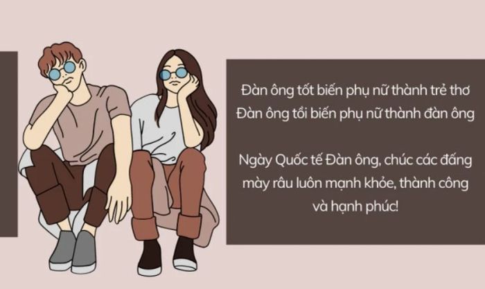 Ảnh kỷ niệm ngày Quốc tế Đàn ông