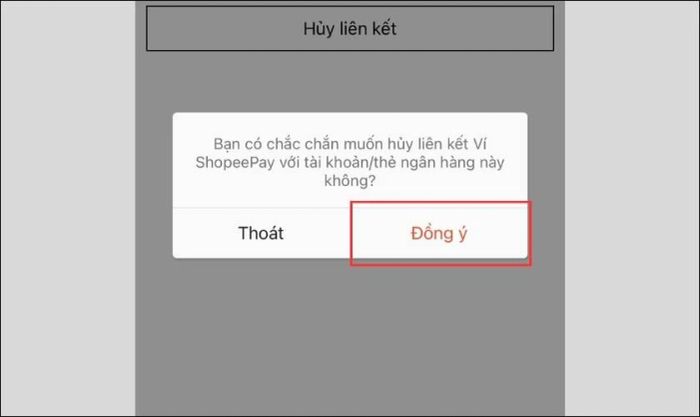 Chọn Đồng ý và nhập mật khẩu ví ShopeePay để xác nhận