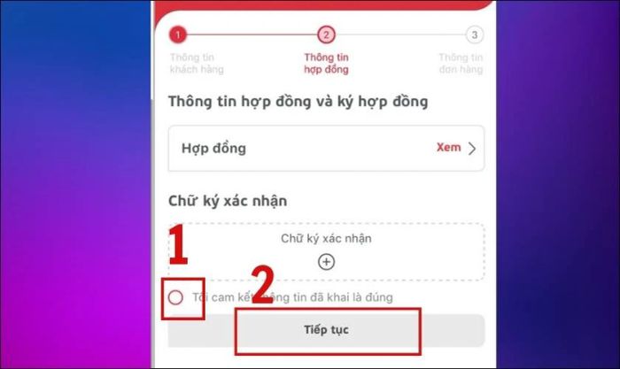 Kiểm tra và xác nhận lại thông tin trước khi chuyển đổi eSIM