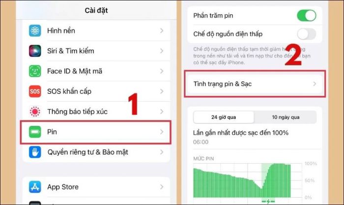 kiểm tra pin iPhone 11 Pro Max cũ