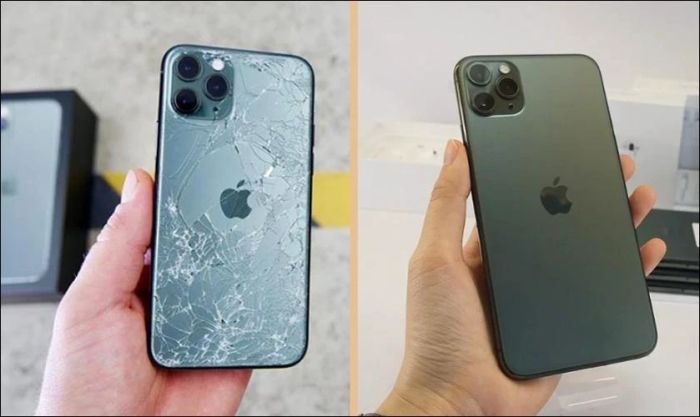Cách kiểm tra mặt kính lưng trên iPhone 11 Pro Max cũ