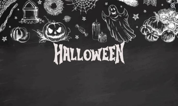 Trang trí bảng Halloween bằng những biểu tượng đặc trưng