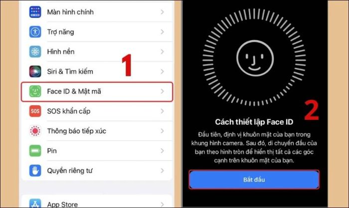 Hướng dẫn cài đặt FaceID cho iPhone đã qua sử dụng
