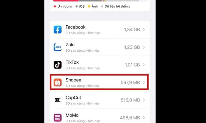 Gỡ bỏ các ứng dụng không sử dụng trên iPhone