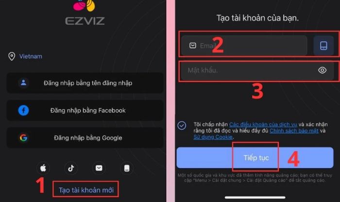 Hỗ trợ cài đặt và quản lý camera Ezviz trên điện thoại di động