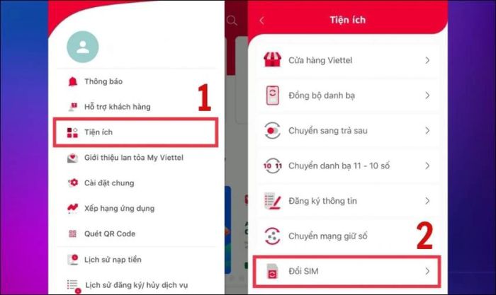 Cách chuyển eSIM từ thiết bị này sang thiết bị khác qua app MyViettel