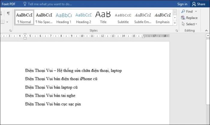 Hướng dẫn thay thế từ và cụm từ trong Word một cách dễ dàng