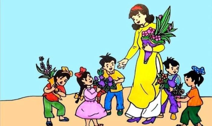 Hướng dẫn vẽ tranh 20/10 đơn giản mà đẹp mắt