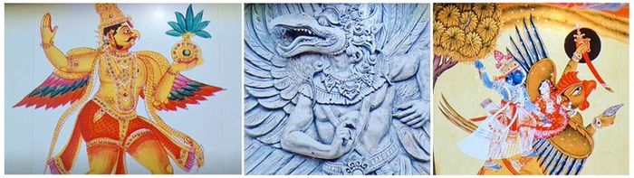 ครุฑ ที่ถูกกล่าวถึงในตำนานของศาสนาพราหมณ์-ฮินดู