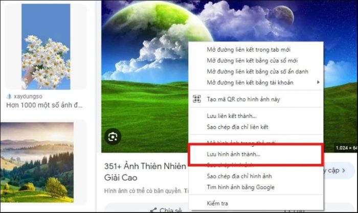 Hướng dẫn tải ảnh từ Google về máy tính