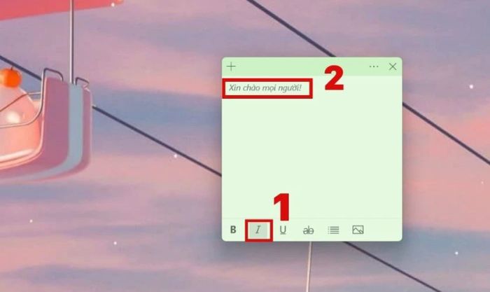 Hướng dẫn tạo và chỉnh sửa ghi chú trên desktop