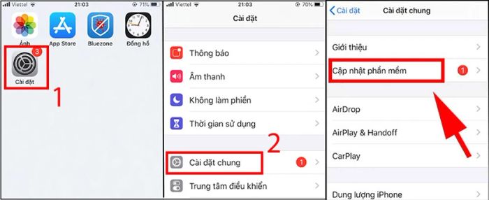 Cập nhật phiên bản iOS mới nhất giúp iPhone hoạt động mượt mà hơn và khắc phục tình trạng lag