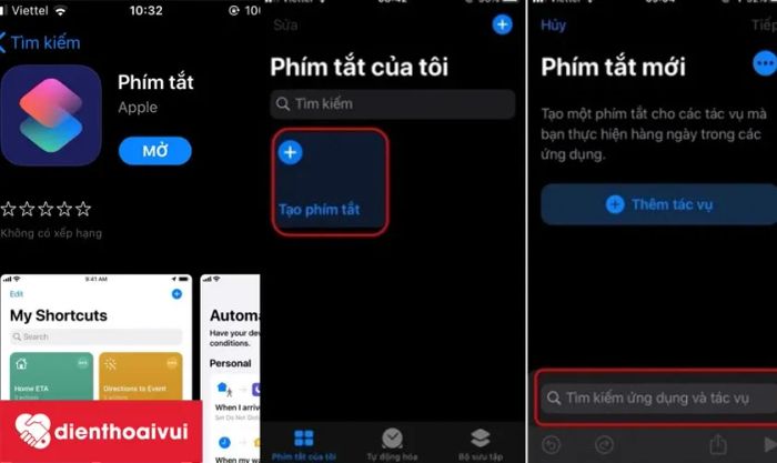 Hướng dẫn tạo ứng dụng danh bạ bằng phím tắt trên iPhone
