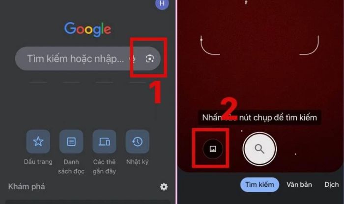 Tìm kiếm thông tin bằng hình ảnh đã lưu trữ trên iPhone