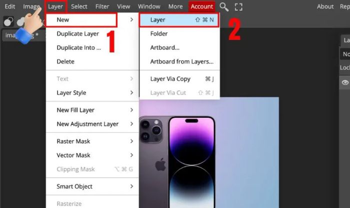 Hướng dẫn tạo layer nền trắng trong Photoshop cực kỳ đơn giản