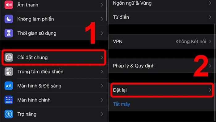 Khôi phục cài đặt gốc – thực hiện hard reset iPhone
