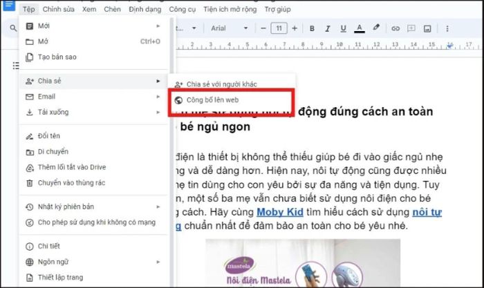 Hướng dẫn lưu ảnh từ Google Docs về máy tính