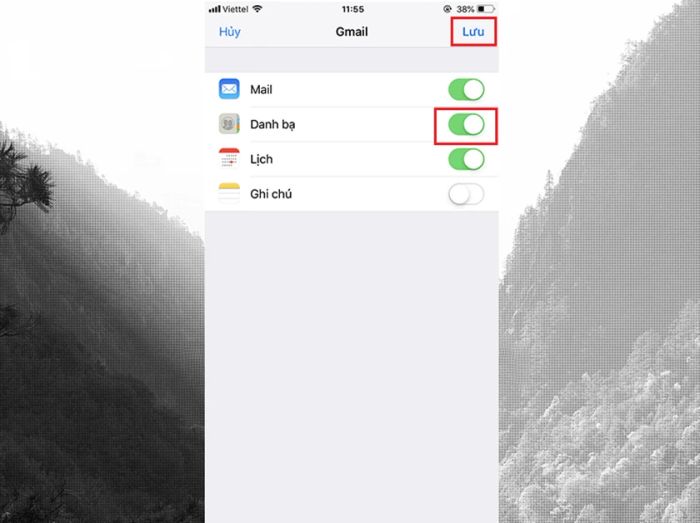 Quy trình sao lưu iPhone vào Gmail