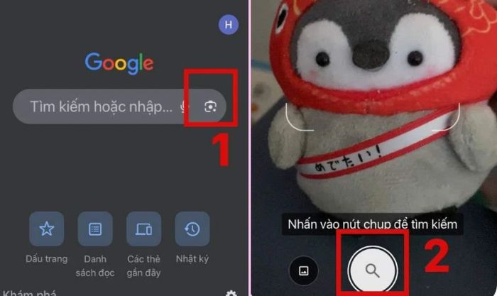 Tìm kiếm thông tin bằng hình ảnh chụp trực tiếp qua Google Lens