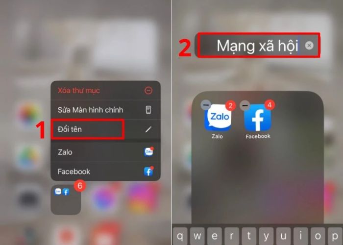 đổi tên thư mục ứng dụng