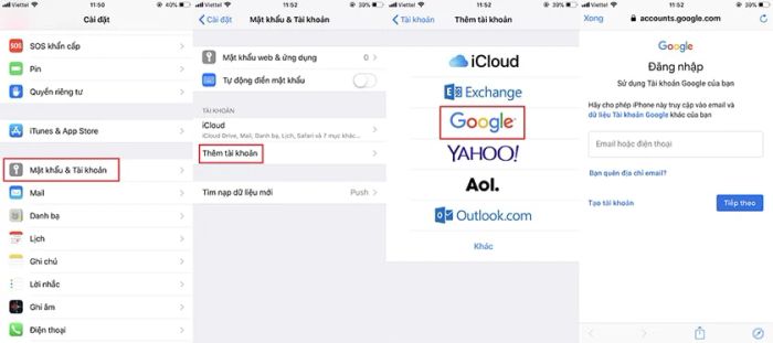 Hướng dẫn sao lưu iPhone vào Gmail
