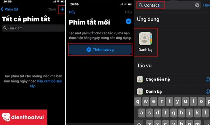 Hướng dẫn tạo ứng dụng bằng phím tắt trên iPhone thông qua ứng dụng Shortcuts