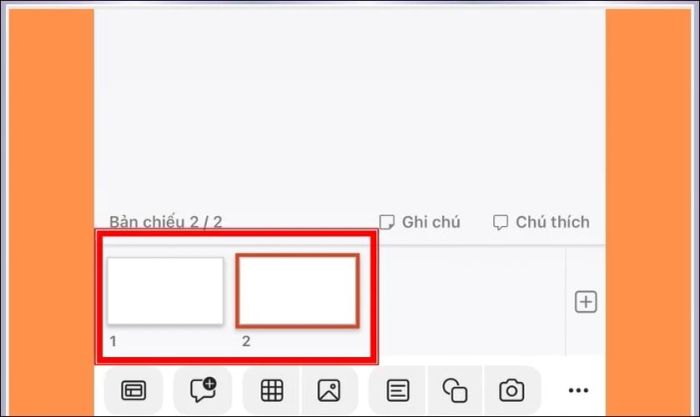 Nhấp vào để thêm slide mới trong PowerPoint