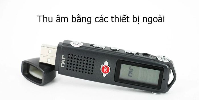 Ghi âm cuộc gọi trên iPhone với thiết bị ghi âm bên ngoài