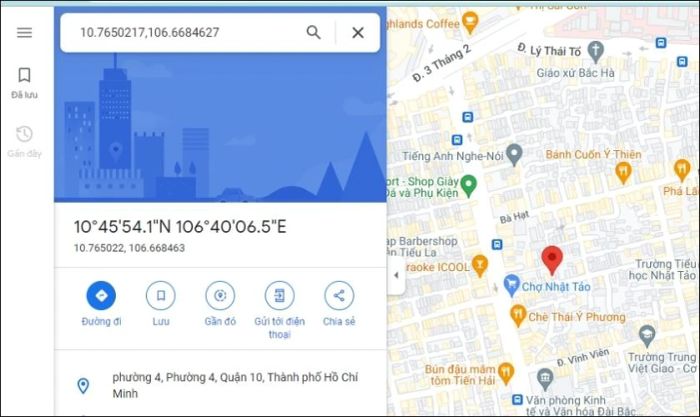 Xác định tọa độ chính xác của thiết bị cần định vị