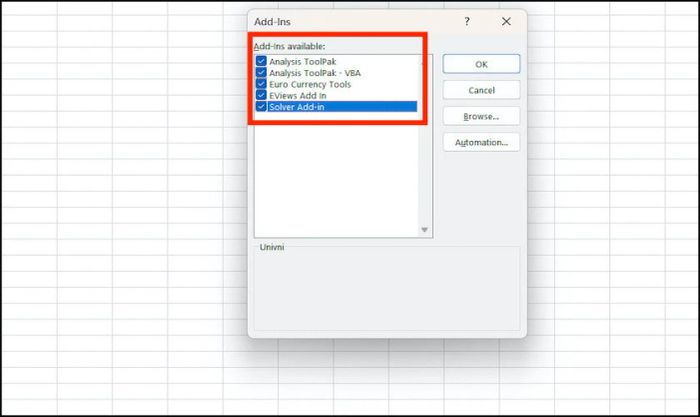 Hướng dẫn xóa Add-ins khỏi Excel.