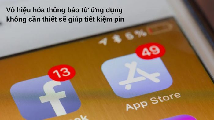 Cách tiết kiệm pin iPhone bằng cách tắt các thông báo không cần thiết