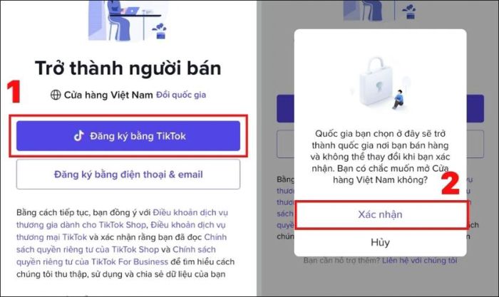 Đăng nhập TikTok Shop một cách nhanh chóng thông qua tài khoản TikTok cá nhân của bạn