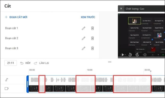 Hướng dẫn cắt video trên YouTube