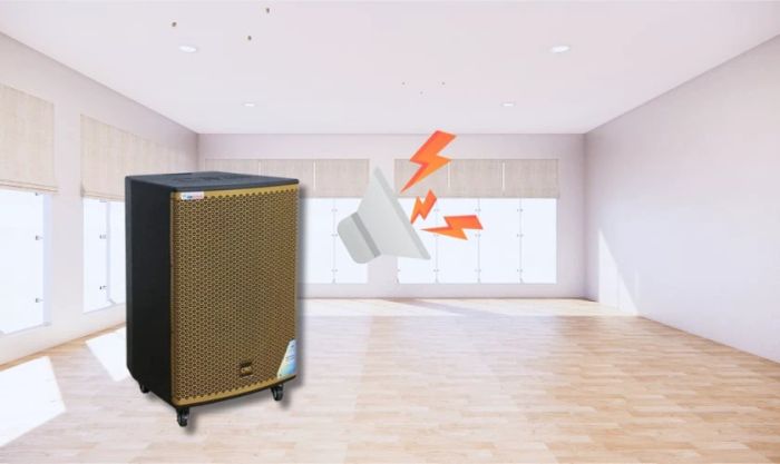 Luôn sử dụng loa ở mức âm lượng tối đa
