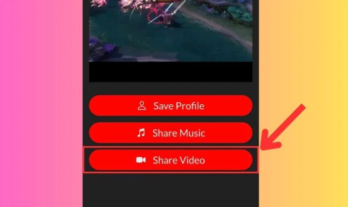 Nhấn Share Video để chia sẻ video đã loại bỏ logo