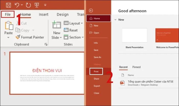 Hướng dẫn chuyển PowerPoint sang PDF trên máy tính