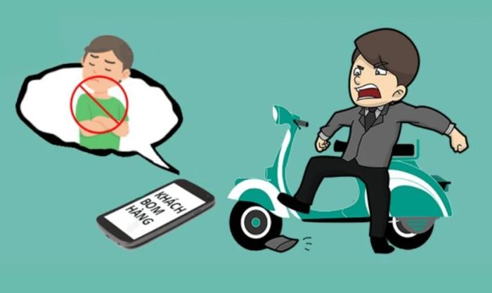 Hủy đơn hàng đang trong quá trình vận chuyển