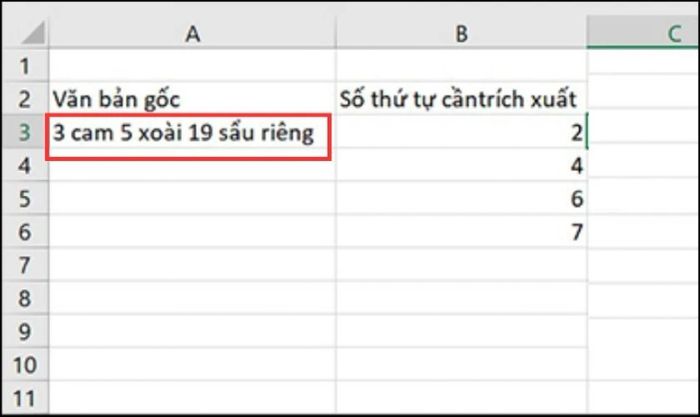 Cách trích xuất ký tự từ vị trí bất kỳ