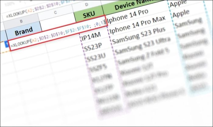 cách dùng hàm xlookup