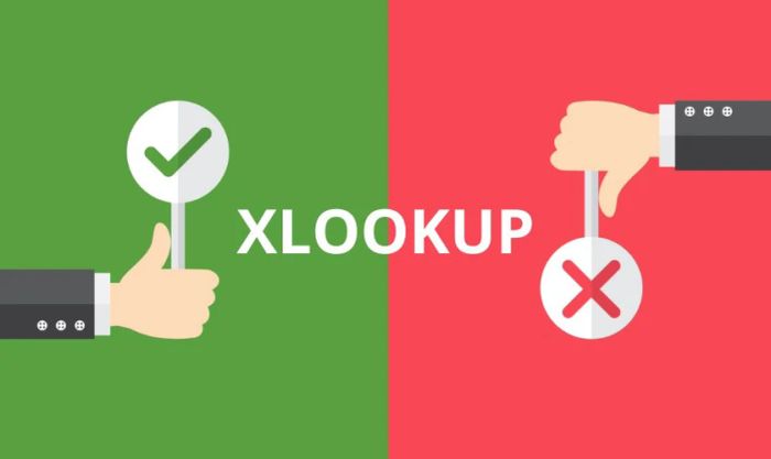 lưu ý khi dùng hàm xlookup