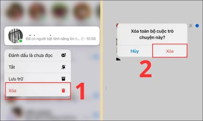Hướng dẫn tắt cuộc trò chuyện bí mật trên Messenger bằng điện thoại iPhone