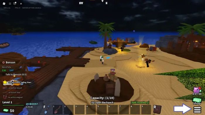 Hướng dẫn đổi mã code Dig It trong Roblox nhanh chóng - bước 1