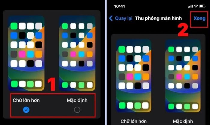 các bước thực hiện điều chỉnh cỡ chữ iPhone trên màn hình