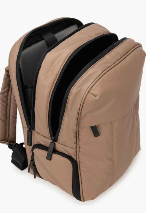 The pink backpack