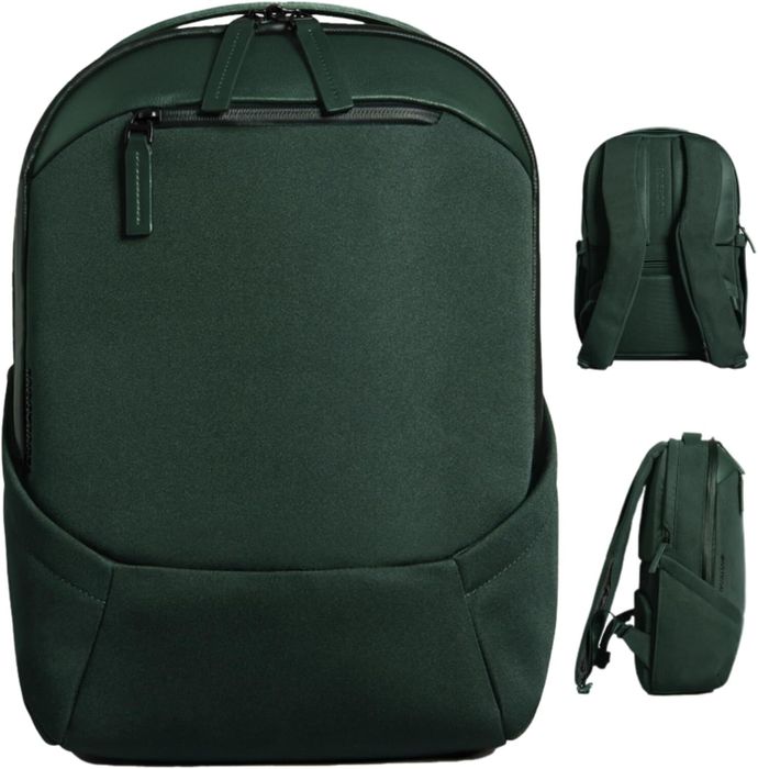 The dark green backpack
