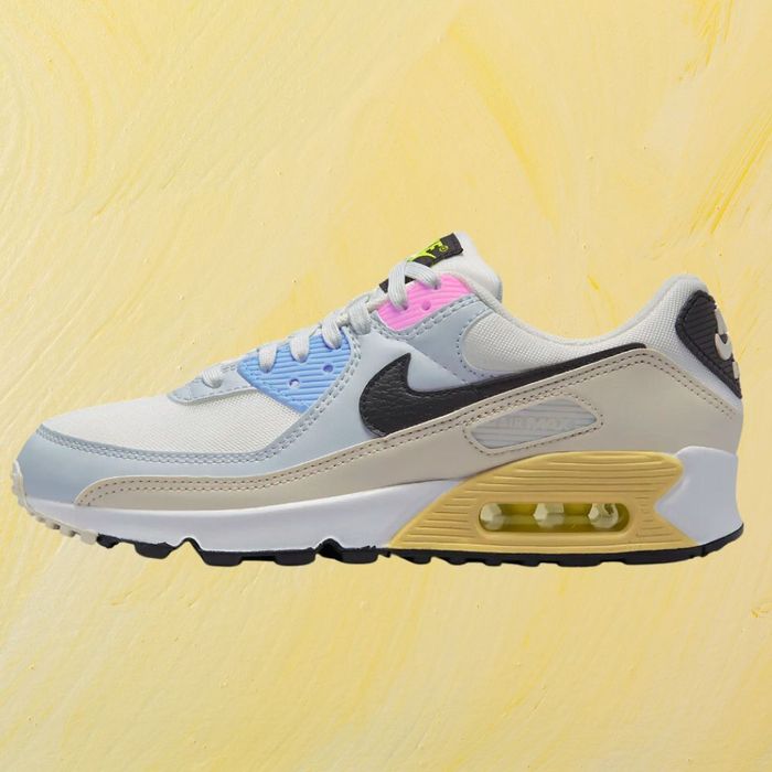 The pink blue yellow sneaker