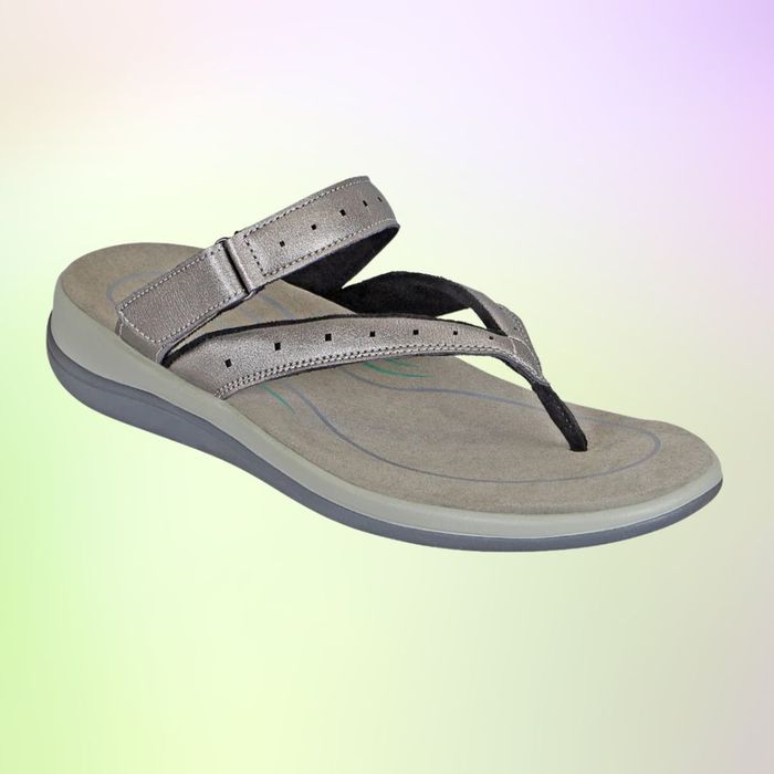 The pewter sandal